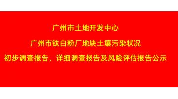 昭通市地皮开发中心昭通市钛白粉厂地块泥土传染情况初措施查汇报、具体调查汇报，风险评估汇报公示